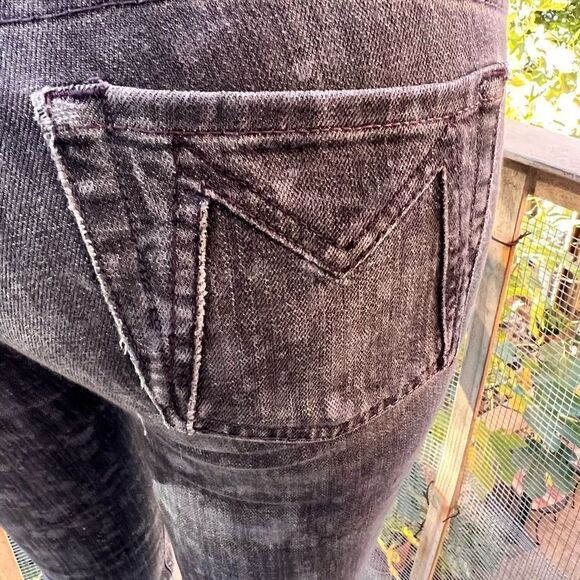 Marc by Marc Jacobs Vintage Jeans Black Denim Paint Splatter Distressed 25 Y2K - Picture 5 of 6